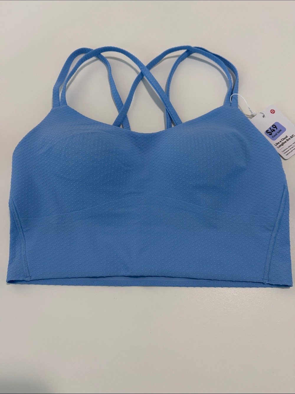 Lululemon - Like a Cloud Longline Bra B/C *Dot - Size 4 - NWT